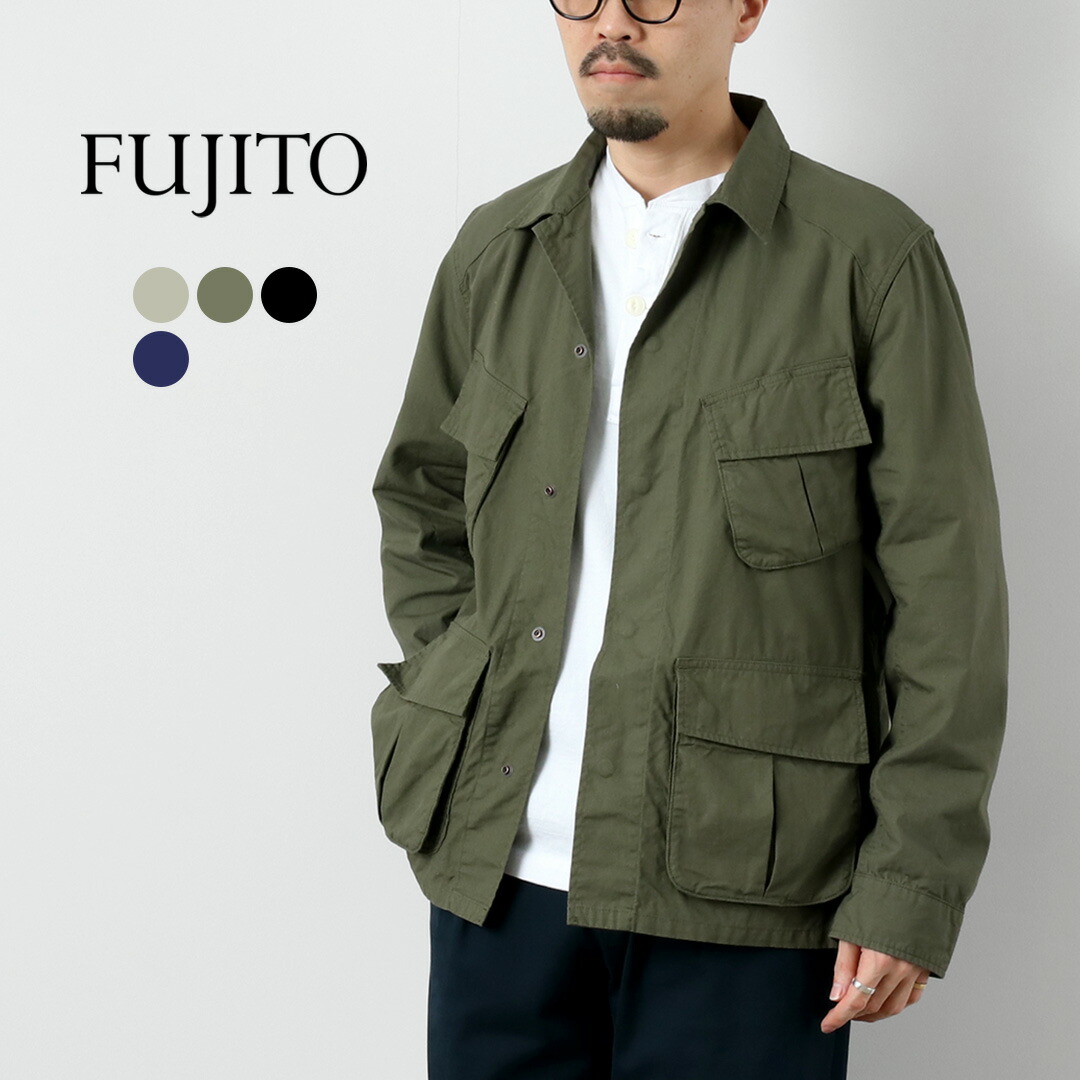 FUJITO（フジト） ジャングル ファティーグ ジャケット ライトアウター 日本製 / メンズ リップストップ ミリタリー