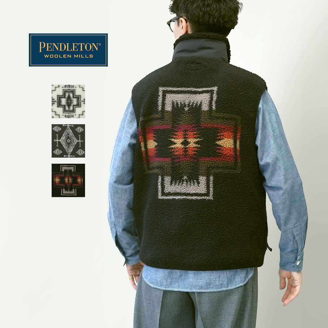 楽天市場】PENDLETON（ペンドルトン） ボア ジップフーディー