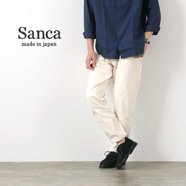 楽天市場 Sanca サンカ ナチュラル デニム テーパード 5p パンツ メンズ セルヴィッチ 日本製 コットン リラックス Natural Denim Tapered 5p ｒｏｃｏｃｏ Attractive Clothing