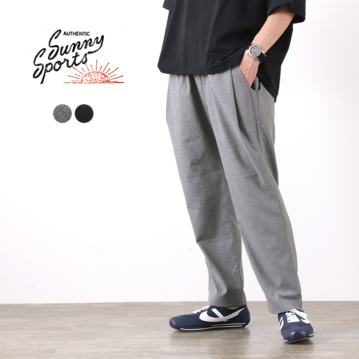 楽天市場 Sunny Sports サニースポーツ 3d ワイドパンツ メンズ ワイドテーパード イージーパンツ 日本製 3d Wide Pants Slep ｒｏｃｏｃｏ Attractive Clothing