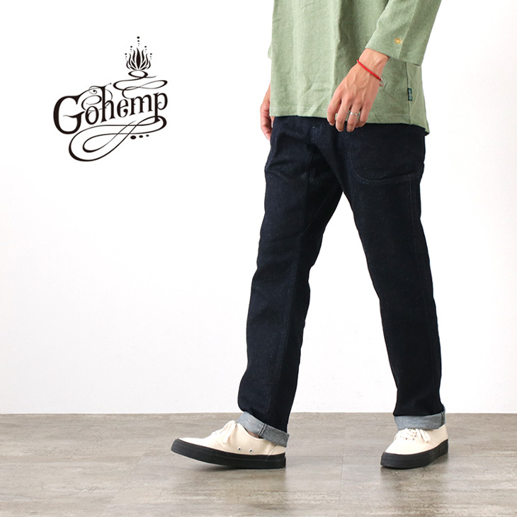 アニメショート GOHEMP デニムパンツ（VENDOR CHILL PANTS） - デニム