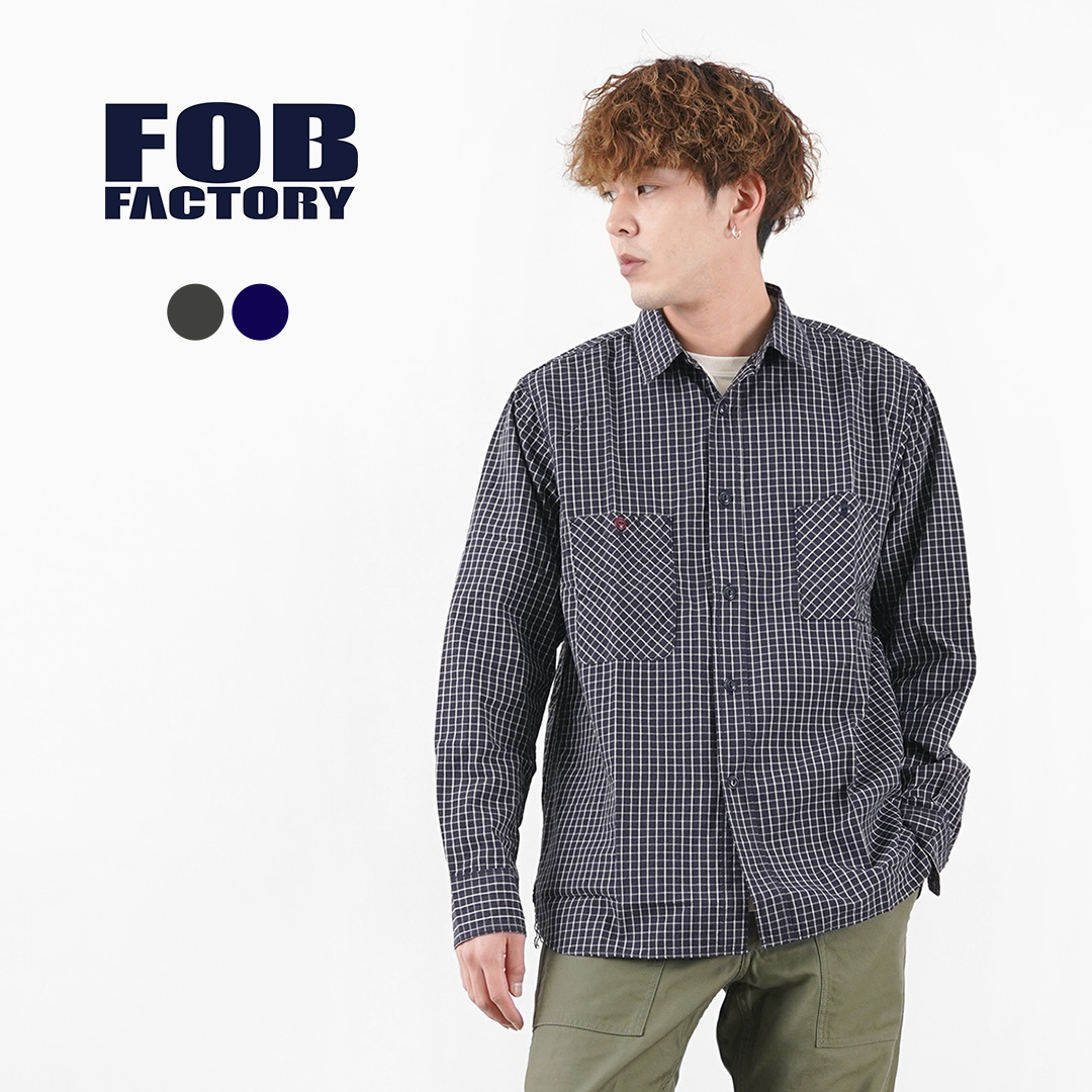 楽天市場】FOB FACTORY（FOBファクトリー） F2413 ヘンプシャツ