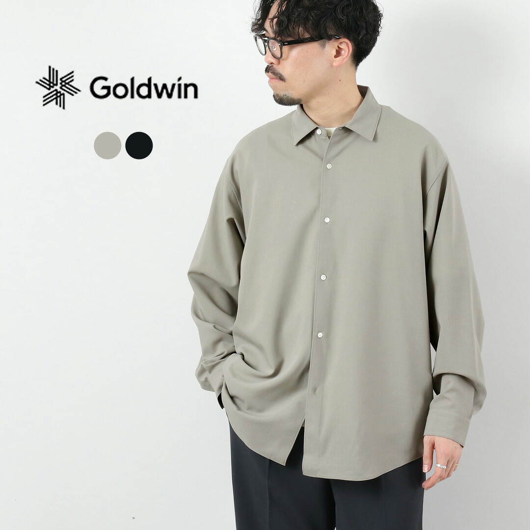 GOLDWIN(ゴールドウィン) ハイツイストウール リラックスシャツ 尾州 / メンズ 長袖|ROCOCO attractive clothing