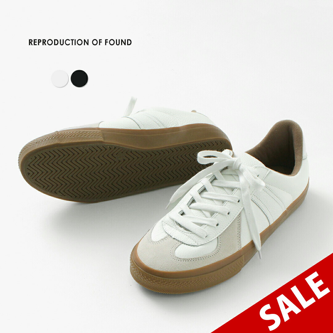 【30％OFF】REPRODUCTION OF FOUND（リプロダクション オブ ファウンド） ジャーマントレーナー / スケートライン /  スニーカー 靴 / スウェード / スケートボード スケボー / メンズ / 4700S / GERMAN MILITARY TRAINER【セール】  | 