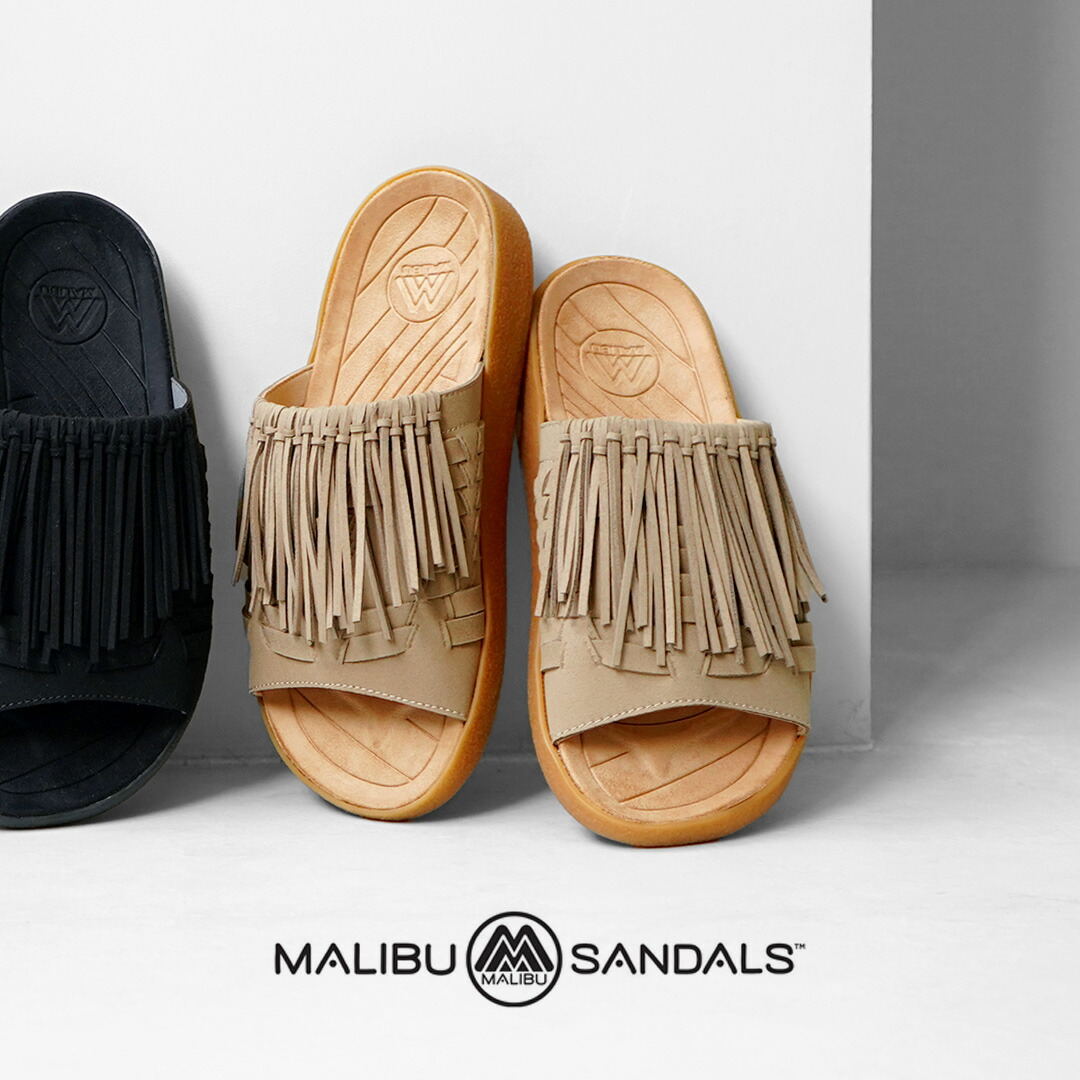 【10％OFFクーポン対象】MALIBU SANDALS（マリブサンダルズ） サンダーバード サッチスライドサンダル / メンズ レディース ユニセックス スポサン メッシュ THUNDERBIRD THATCH SLIDE画像