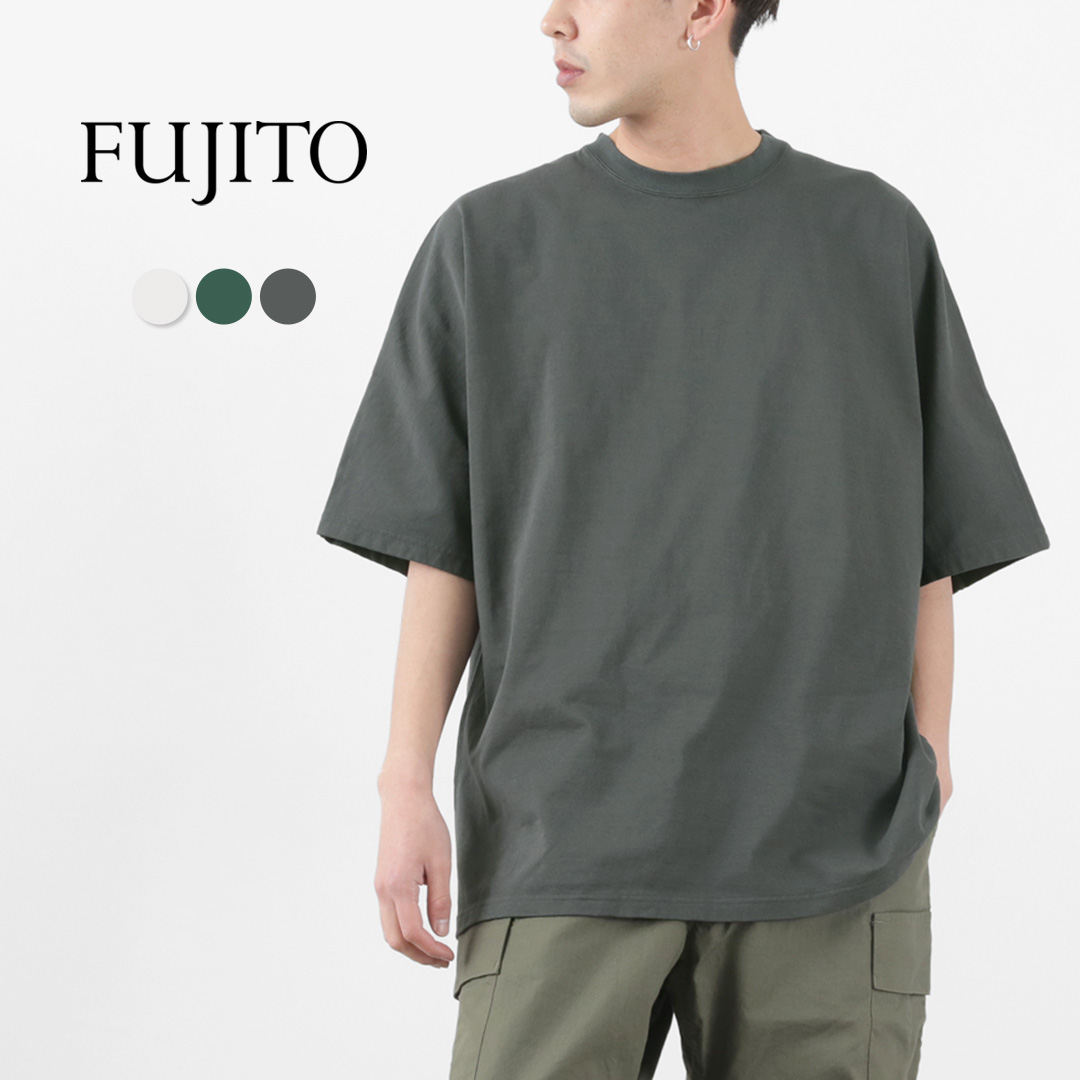 楽天市場】FUJITO（フジト） ハーフスリーブ Tシャツ / メンズ 半袖