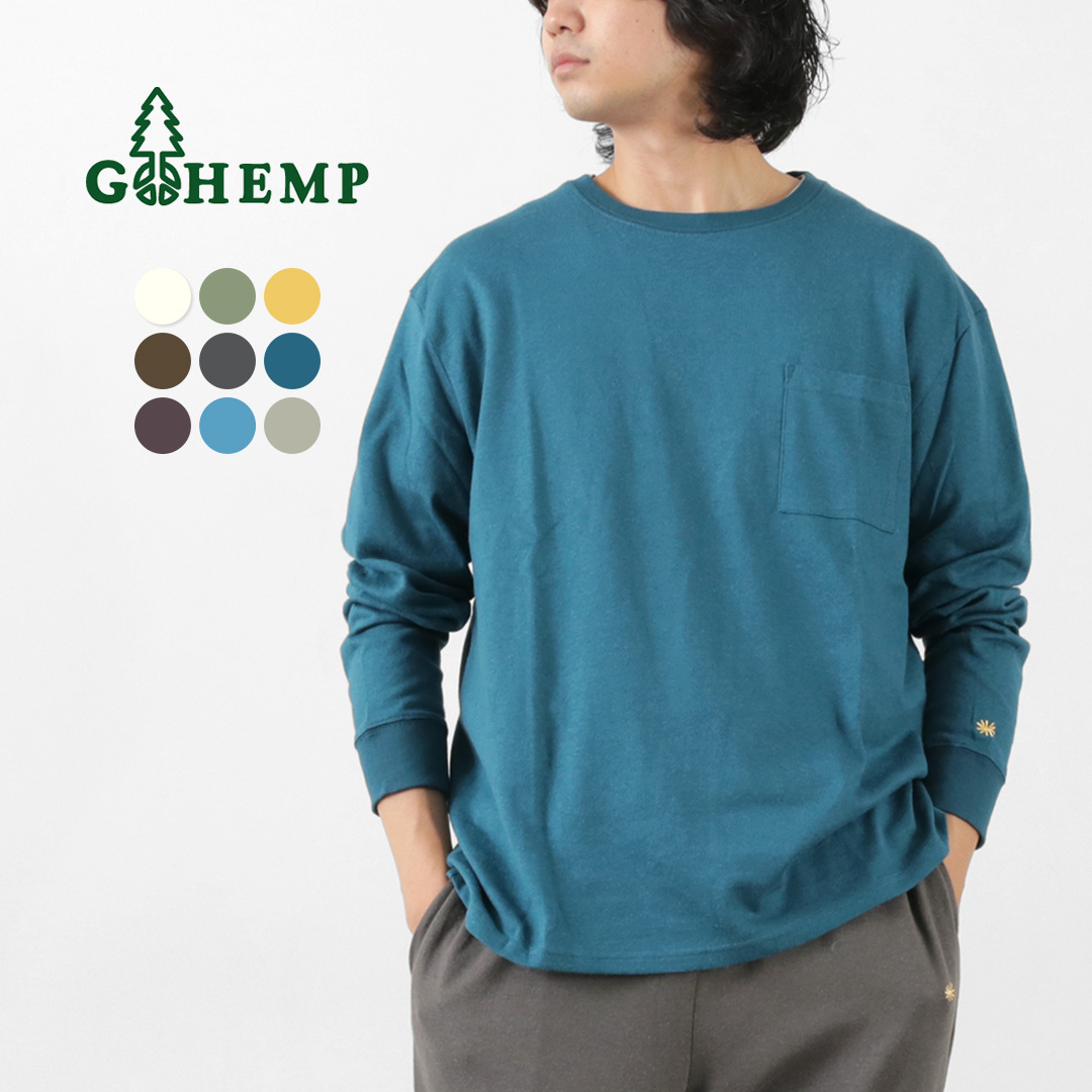 楽天市場】GOHEMP（ゴーヘンプ） ワイド ベースボール Tシャツ 7分袖