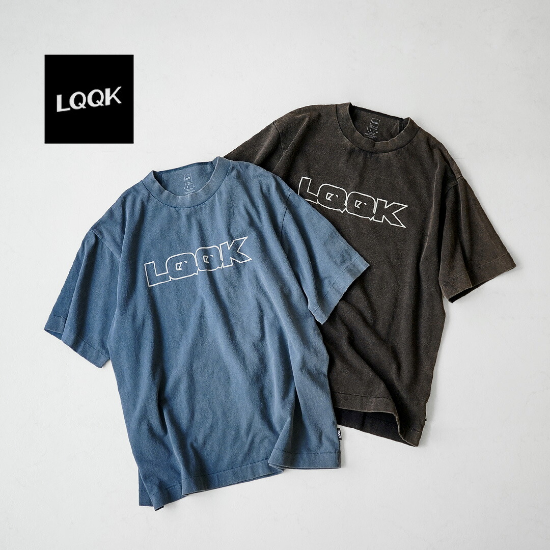 【10％OFFクーポン対象】LQQK STUDIO（ルックスタジオ） ディスチャージ デコンストラクション Tシャツ / メンズ シングルステッチ バイオウォッシュ｜ＲＯＣＯＣＯ attractive clothing