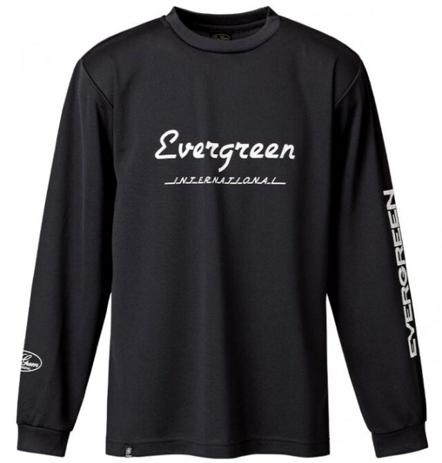 エバーグリーン　E.G.ドライロングTシャツFタイプ　#ブラック　Mサイズ