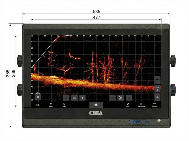 ガーミン GARMIN CBRAY22 22inGARMIN/FURUNO用米国海兵隊員雨合羽FHDタッチディスプレイ【買いもとめる前に店卸し資産突き止める能力のある】