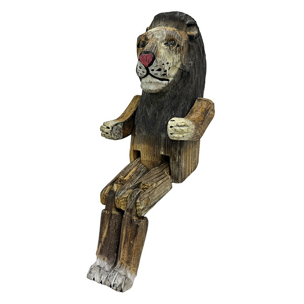楽天市場】ウッドアニマルトイ WOOD ANIMAL TOY「キリン ライオン