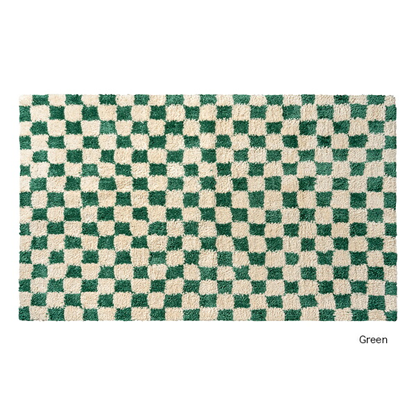 BRID モロッコ チェッカー ラグ 140&times;200cm 001462｜インテリア雑貨rodcontrol