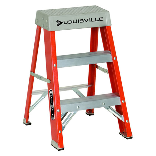 Louisville Ladder ファイバーステップ オレンジ 耐荷重135kg（2ft_60cm)FS1502｜インテリア雑貨rodcontrol