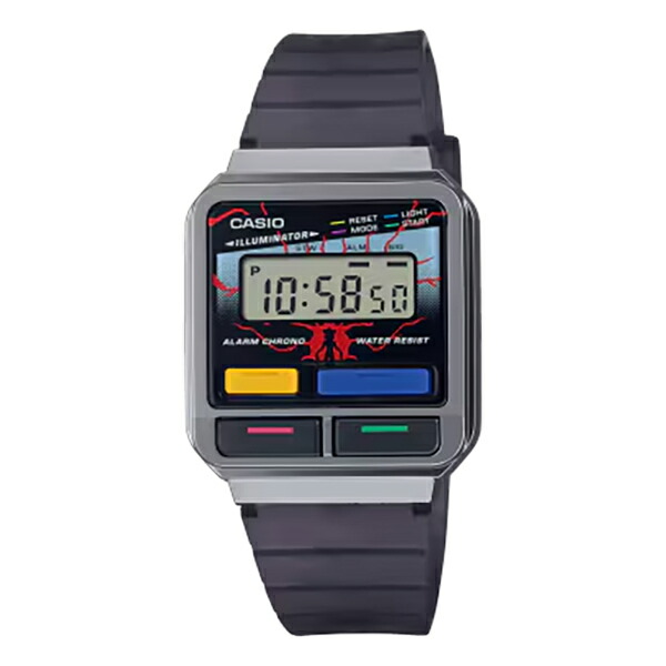 CASIO ストレンジャー・シングス 協調主義模範例 A120WEST-1A メンズデジタルウォッチ 外国で模範例 [並行輸入品] 腕時計-メンズ腕時計