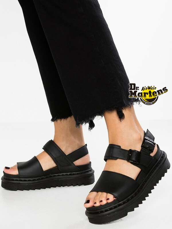 楽天市場 Dr Martens ドクターマーチン サンダル 厚底 レディース メンズ ユニセックス ブランド おしゃれ カジュアル レザー ヴォス Voss Strap Sandal ストラップサンダル Yストラップ コンフォートサンダル シャークソール Rodeo Bros 2nd ロデオブロス