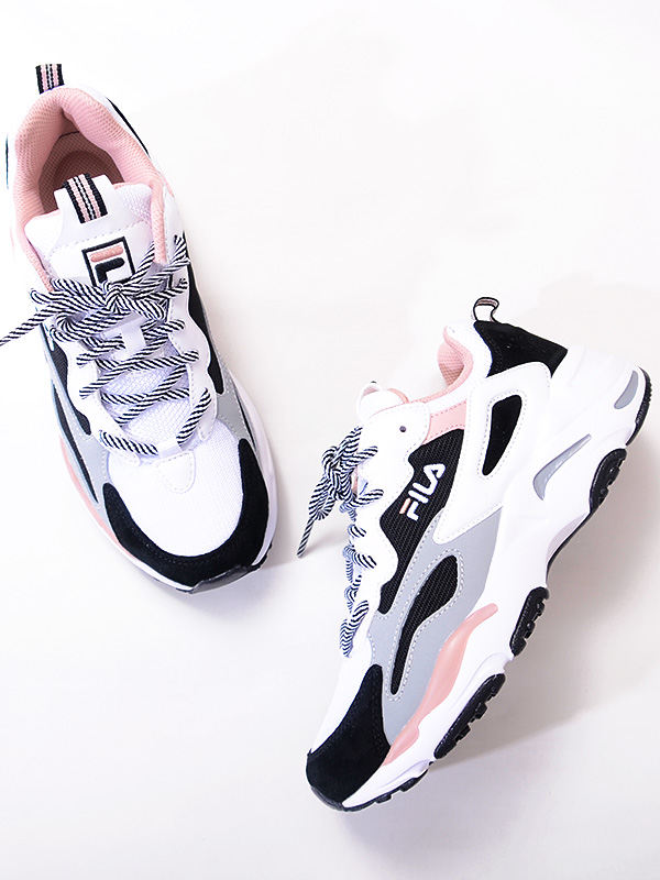 楽天市場 Fila フィラ スニーカー 厚底 レディース 白 ダッドシューズ ダッドスニーカー Ray Tracer Womens レイトレイサー ホワイト ブラック ピンク 厚底スニーカー 靴 ストリート ダンス スポーツ ヘリテイジ 韓国 ファッション F5105 0119 Rodeo Bros 2nd