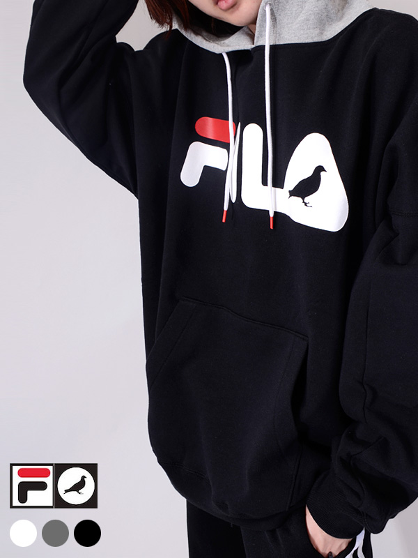 楽天市場 Fila Heritage フィラ ヘリテージ パーカー メンズ レディース カップル ユニセックス 大きいサイズ ビッグシルエット ブランド Staple ステープル コラボ コラボレーション ロゴ 鳩 Pigeon プルパーカー スウェット 裏毛 Fm90 Rodeo Bros 2nd ロデオブロス