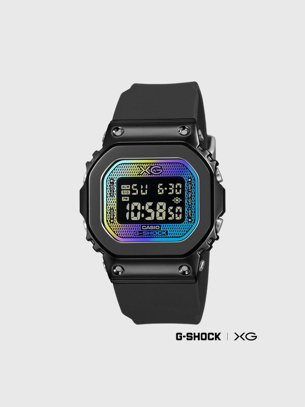 G-SHOCK コラボ XG コラボレーション モデル DIGITAL WOMEN 腕時計 Gショック ジーショック Xtraordinary Genes 20気圧防水 5600 Series GM-S5600XG-1JR|RODEO BROS 2nd(ロデオブロス)