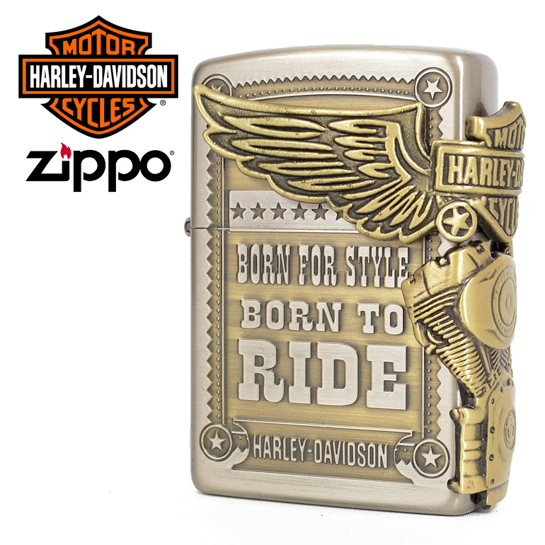 rodeo 2nd    zippo  Harley  Davidson  engine wing 