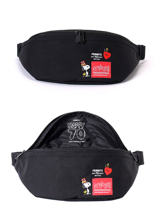 21最新作 Manhattan Portage マンハッタンポーテージ スヌーピー ショルダーバッグ ボディバッグ レディース メンズ 斜め掛け かわいい ウエストバッグ Peanuts 70周年 エアエチケットケース付き ピーナッツ Mp1100peanuts Rodeo Bros 2nd ロデオブロス