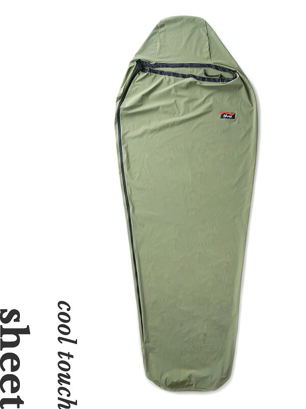 NANGA ナンガ シュラフ 寝袋 保管袋付き COOL TOUCH SHEET クールタッチ シーツ キャンプ 登山 アウトドア 車中泊 ソロキャンプ キャンプ女子 レギュラー スリーピングバッグ Q-max0.3 接触冷感 夏用 撥水 UVカット 紫外線 日本製 N1TE｜RODEO BROS 2nd（ロデオブロス）