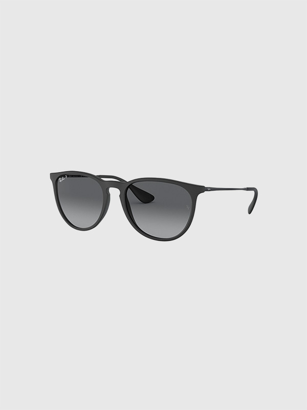 レイバン サングラス Ray-Ban RB4171F 622 / T3 マットブラック グレー グラデーション 偏光レンズ メンズ レディース シンプル エリカ ERIKA ラウンドシェイプ おしゃれ かっこい ray ban 8056597145657 ブラック系 運転 アウトドア 紫外線 花粉対策 RB4171F-622-T3｜RODEO BROS 2nd（ロデオブロス）