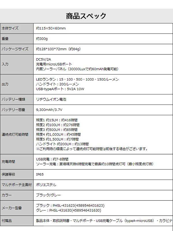 アウトレット Root Co ルートコー ランタン Led 充電式 1500ルーメン 1000ルーメン 太陽光 ソーラー バッテリー機能付き Usb充電 5段階 3種類 ハンドライト Play Hex Sola Ver 2 アウトドア キャンプ レジャー 停電 防災 カラビナ マルチポーチ付き Phsl 4316 Dev2