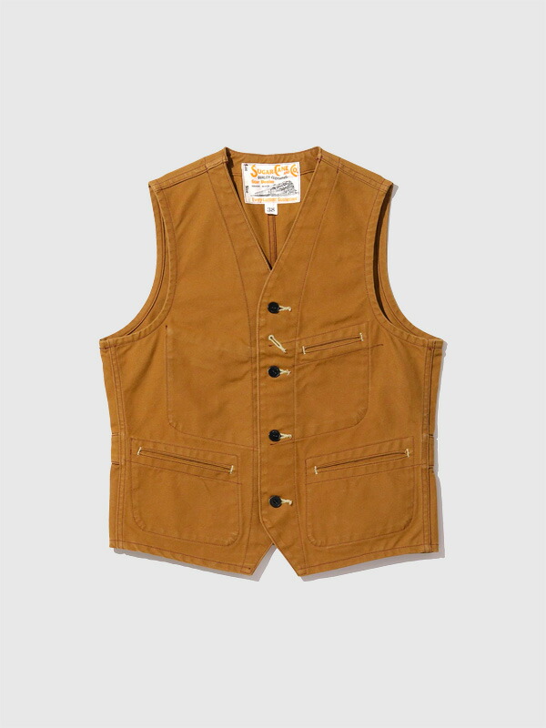 シュガーケーン SUGAR CANE CORDUROY VEST ベスト SUGAR CANE/シュガーケーン】 ベスト/SC15446 / FICTION ROMANCE