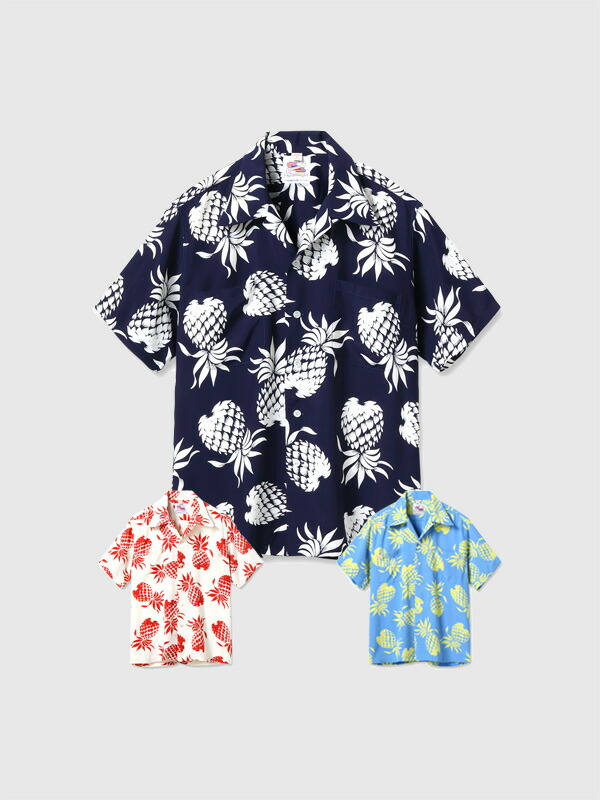 サンサーフ　　Hawaiian　アロハシャツ SUN SURF（サンサーフ） 】 フランネルアロハシャツ [ COTTON