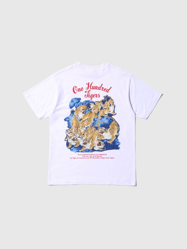 SUN SURF サンサーフ ティーシャツ 半袖 百虎 ONE HUNDRED TIGERS ティーシャツ メンズ レディース ユニ一発やる 今めかしい かっこいい 丸胴遣りくち 虎 虎 虎 亜米利加製 トップス 一般受け 再販 オリエント オリエント会社組織 SS79162