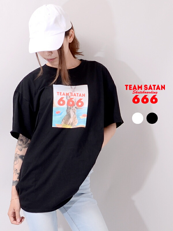 定番の中古商品 メンズ Tシャツ チームサタン Satan Team レディース Ts014 1 スポーツ カジュアル スケーター ストリート Usa In Made アメリカ製 スケートボーディング Tee S S Skateboarding 100 綿 ゆったり おしゃれ ブランド 半袖 ユニセックス Ts014 1 Minder Com Tr