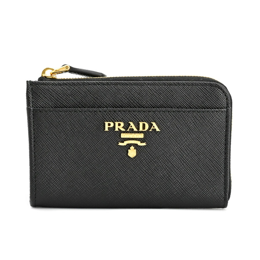 PRADA ブラック キーケース PRADA プラダ サフィアーノレザー キーケース レディース メンズ