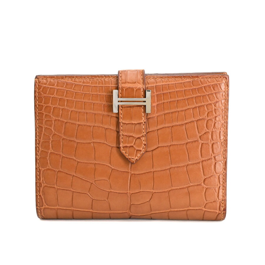 VINTAGE●HERMES●エルメス ベアンウォレットクロック 楽天市場】エルメス HERMES ベアンミニウォレット W刻印