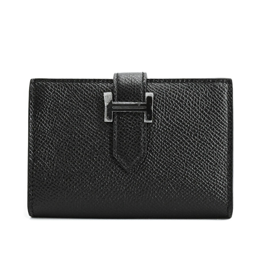 美品 エルメス べアン カードケース HERMES エトゥープ シルバー金具 楽天市場】エルメス ベアン カードケース シェーブル エトゥープ
