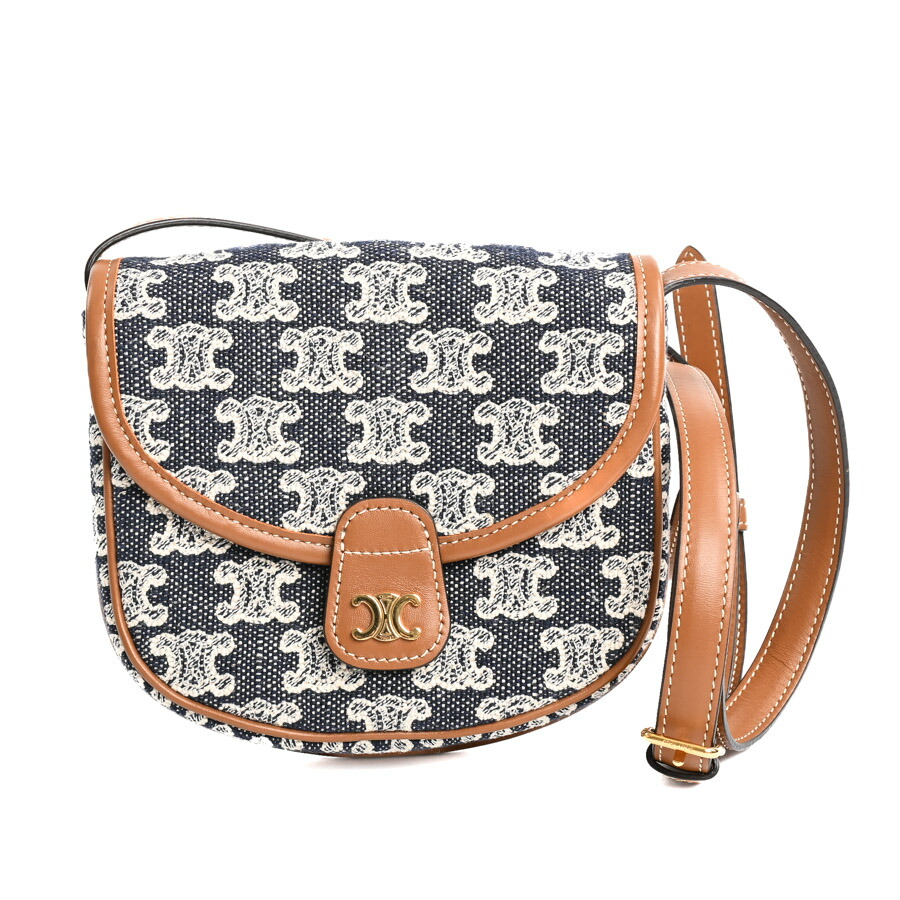 【セール】CELINE ミニ ブザス クレア トリオンフキャンバス 10K502EWU-04LU_3_SUM23.jpg
