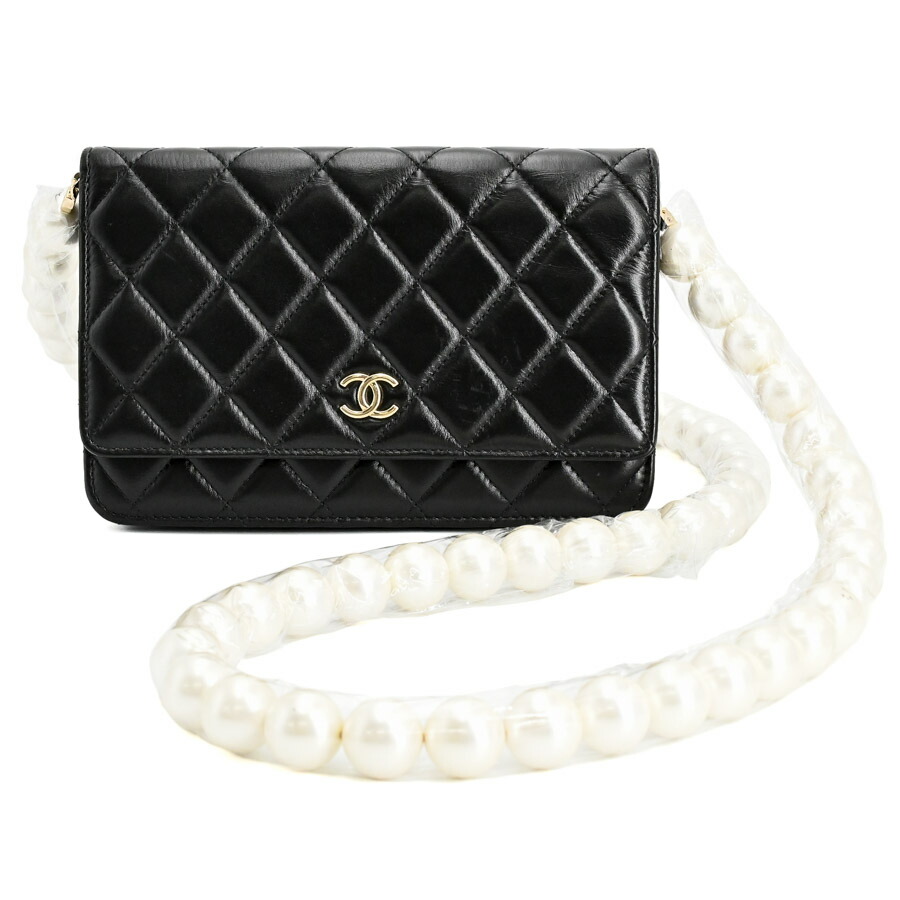 楽天市場】CHANEL シャネル ミニチェーンウォレット パール