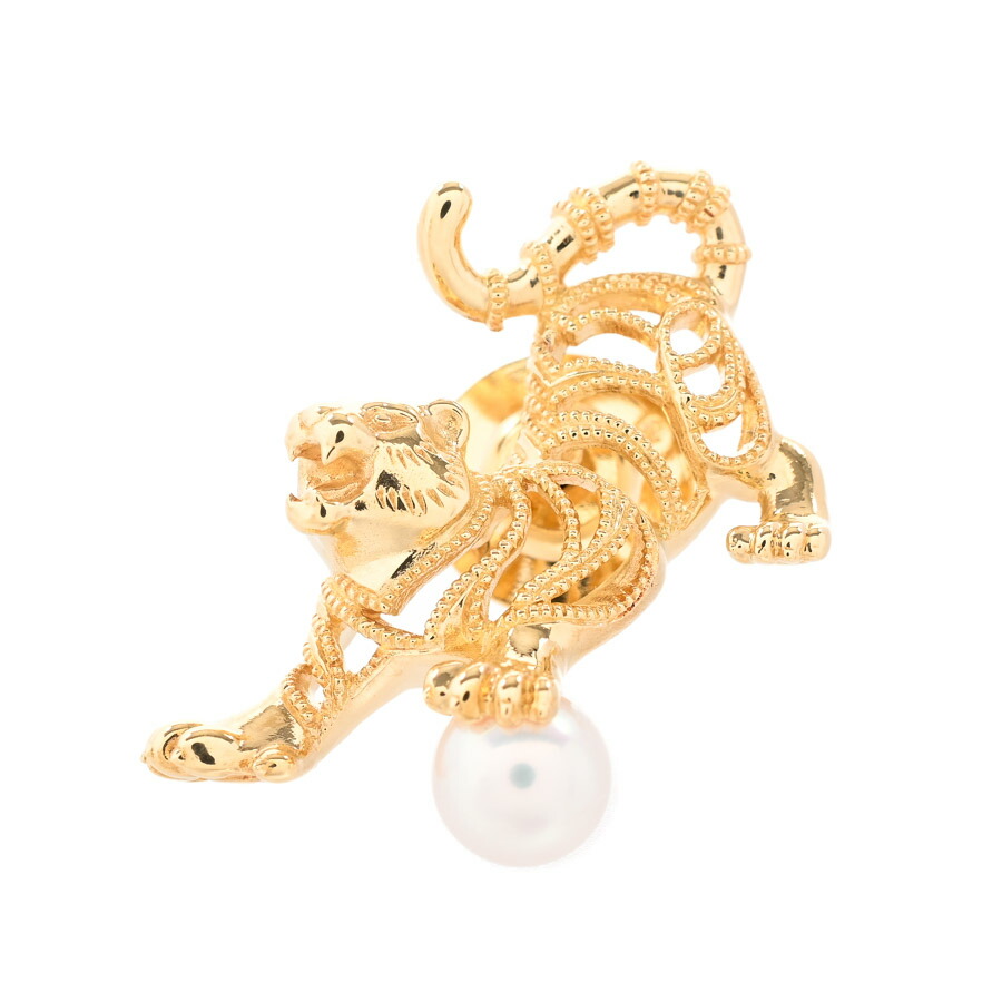 ミキモト　ブローチ　猫 ピンブローチ PB-20007S ジュエリー｜MIKIMOTO - ミキモト