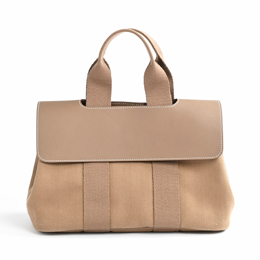 エルメス　ヴァルパライソロング　PM エトープ　エトゥープ　ポーチ付き　本物 エルメス HERMES ヴァルパライソロングPM エトゥープ シルバー