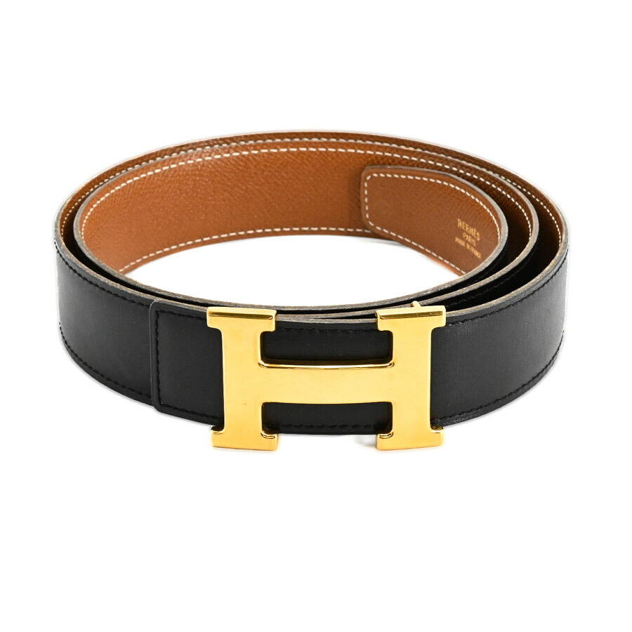 リラッたか　　HERMESエルメス　ブラウン　レザー ベルト ゴールド 中古】 エルメス HERMES ベルト レザー ブラウン ブラウン