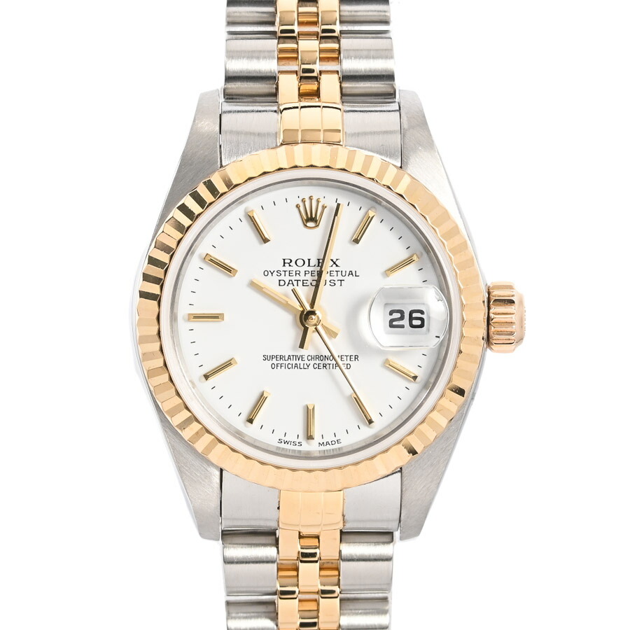 ロレックス 楽天市場】【中古】 ロレックス ROLEX デイトジャスト 26
