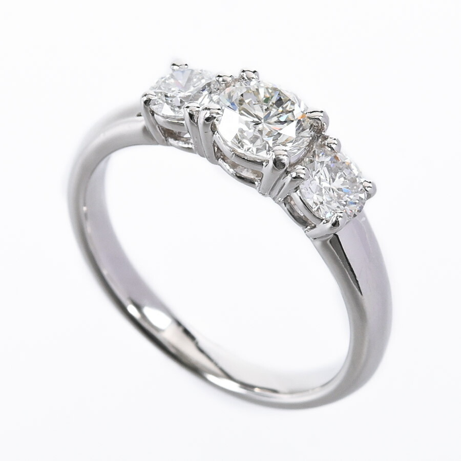 【中古】A品 ダイヤ リング ダイヤ0.542/0.496ct 11号 4.9g レディース｜ロデオドライブ店