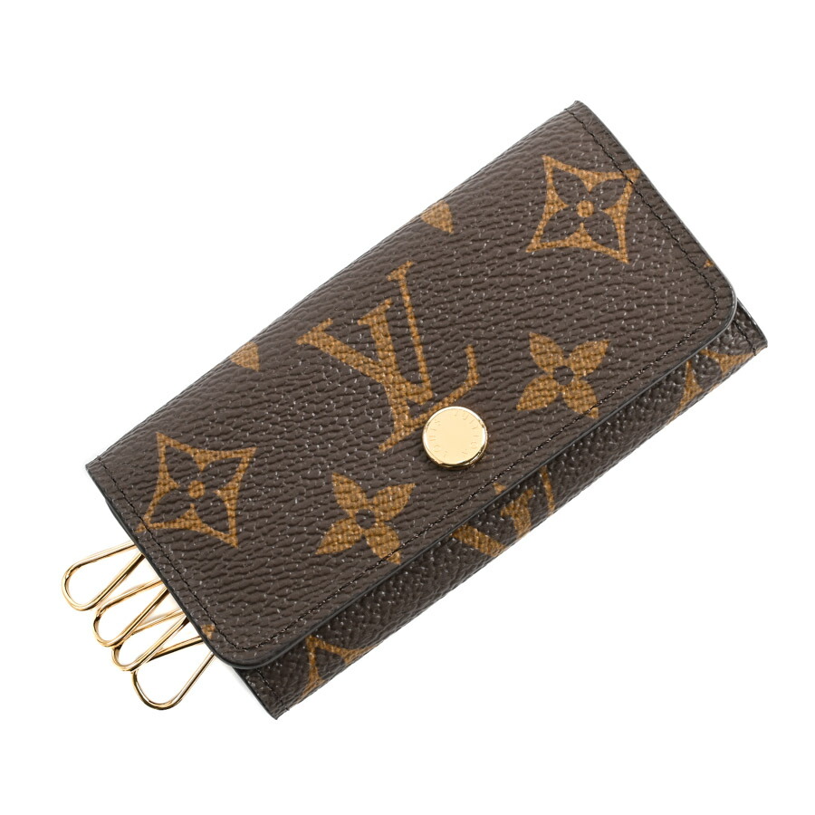 h87 ミュルティクレ4 モノグラム オレンジ キーケース ルイヴィトン