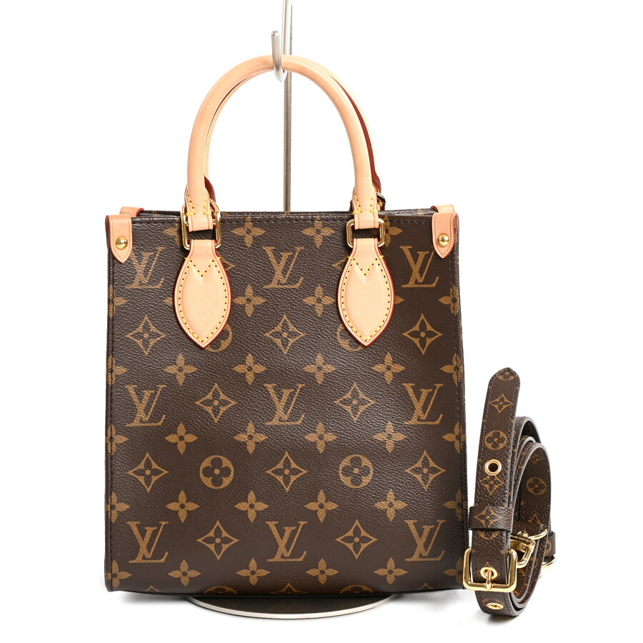 LOUIS VUITTON サック・プラ モノグラム ハンドバッグ LOUIS VUITTON/ルイヴィトン】〈サック・プラ〉デイリーで使える