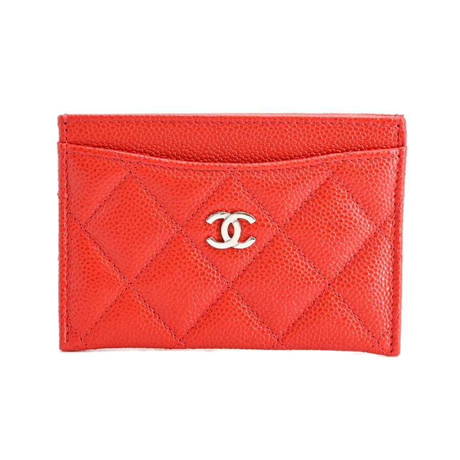 楽天市場】シャネル 小物 ボーイシャネル カードケース レッド系 赤系