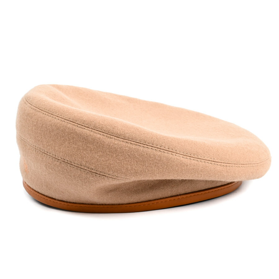 エルメス　ベレー帽　カシミア100% ベージュ 楽天市場】HERMES(エルメス) ベレー帽 ベージュ ウール 帽子 アパレル