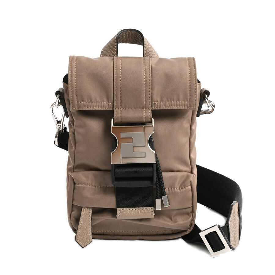 【中古】A品 フェンディ ミニショルダーバッグ ショルダーバッグ 7VZ068-AGQT ベージュ ユニセックス