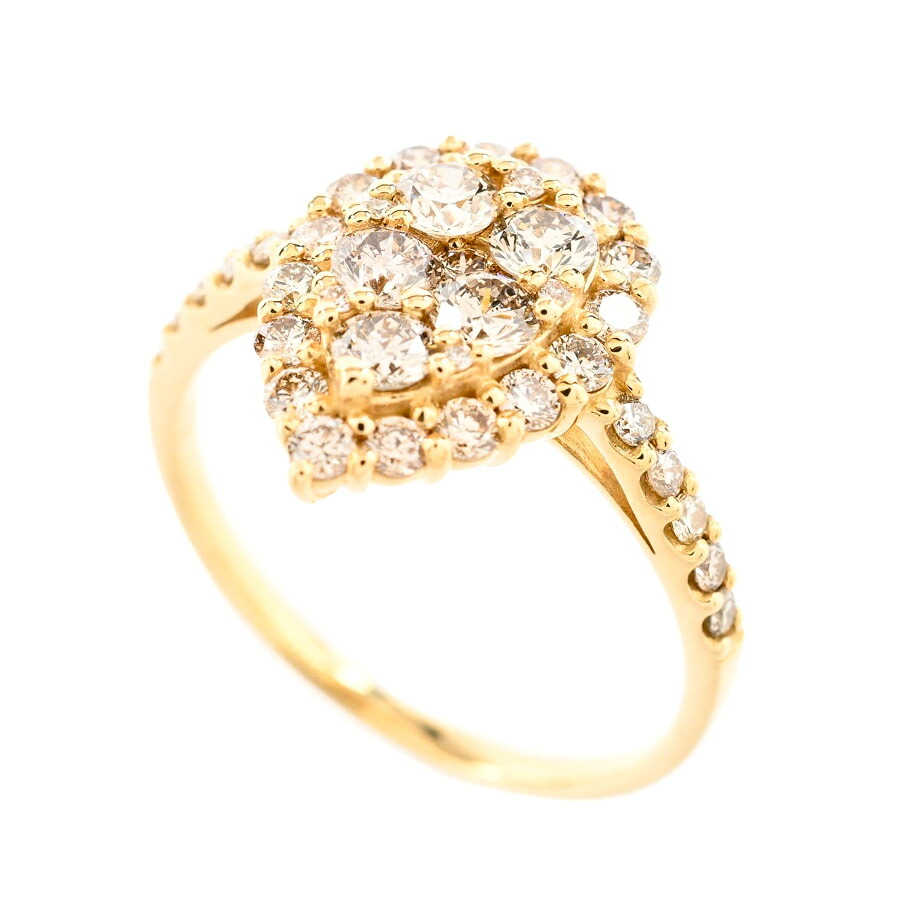 【中古】A品 ダイヤ リング ダイヤ1ct 12.5号 2.9g レディース