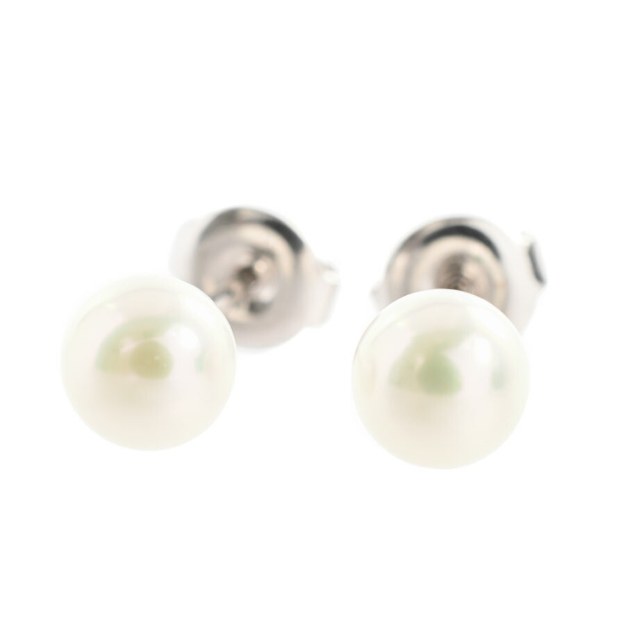 楽天市場】ミキモト MIKIMOTO ピアス ハートモチーフ K18YG パール 5.8