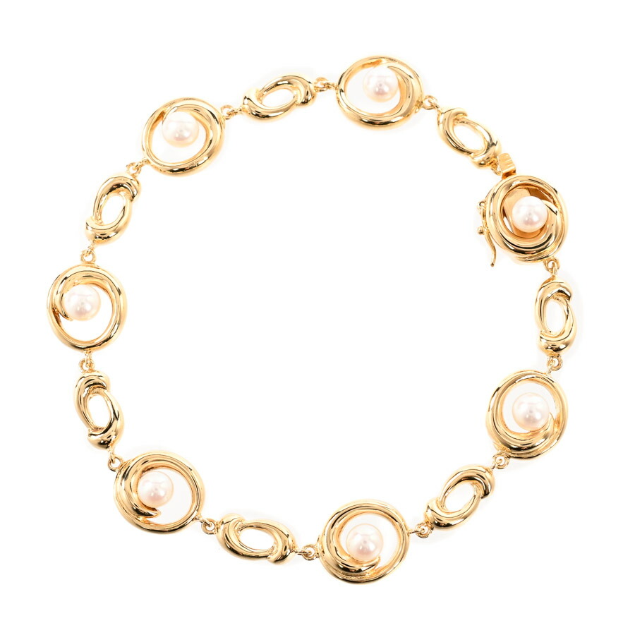 楽天市場】タサキ ステーション 7Pパール K18WG ホワイトゴールド