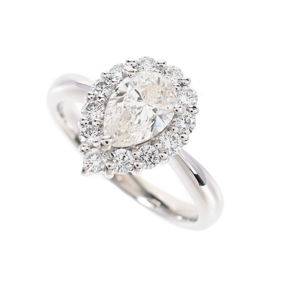 【中古】A品 ダイヤ リング ダイヤ1.014/0.45ct 12号 6.6g レディース